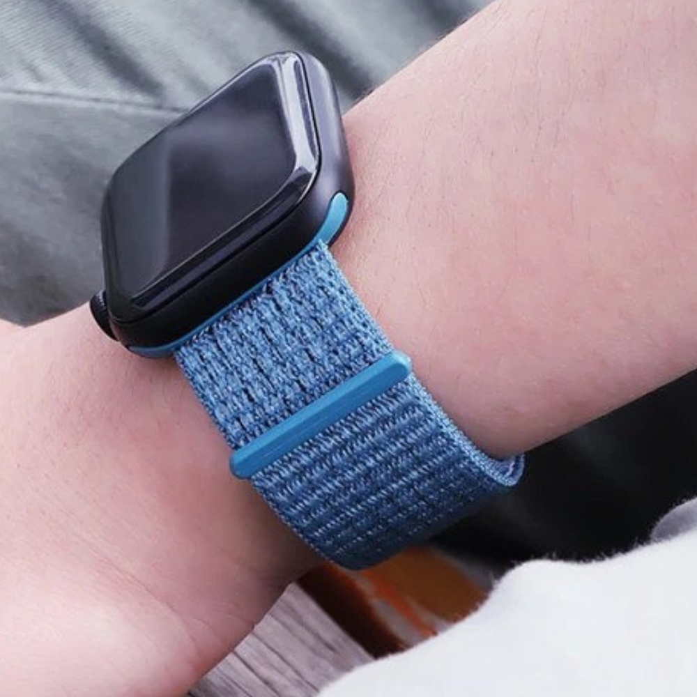 NEW[BAND] Cape Cod Blue Strap Loop For Apple Watch - Picture 2 of 7